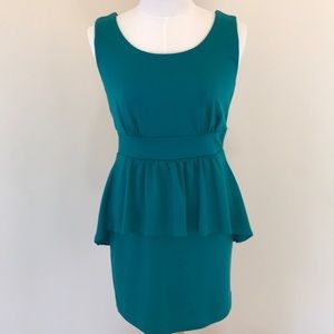 Teal Peplum Dress from ModCloth